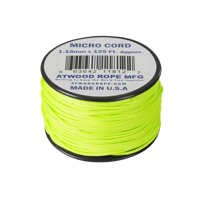 ATWOOD® Μικρό Σχοινί (125 πόδια), Νέον Πράσινο (MCCB24)
