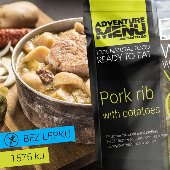 Adventure Menu Χοιρινά Πλευρά με Πατάτες 400g