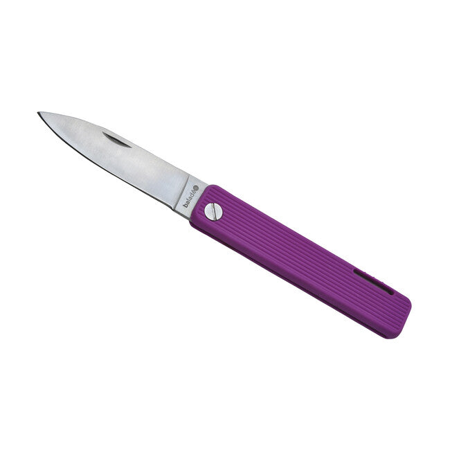 Baladeo ECO353 Papagayo Μαχαίρι Τσέπης 7 Λάμα, 5 cm, Χάλυβας 420, Λαβή TPE, Μωβ