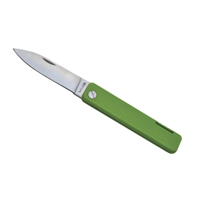 Baladeo ECO355 Papagayo Μαχαίρι Τσέπης, Λάμα 7,5 cm, Χάλυβας 420, Λαβή TPE Ανοιχτό Πράσινο