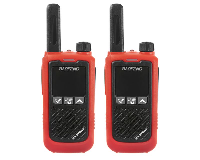 BaoFeng BF-T17 Πομπός-Δέκτης, Κόκκινο - 2 τεμάχια