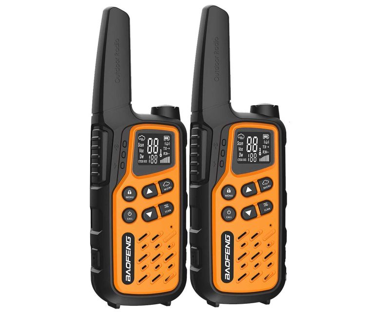 BaoFeng BF-T25E PMR Ασύρματος Σταθμός 2 τεμάχια, πορτοκαλί