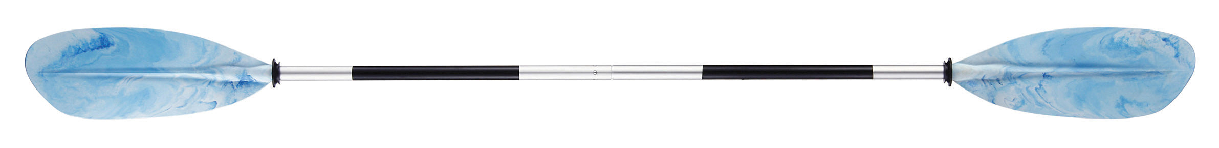 BasicNature Διπλό Κουπί, λευκό-μπλε, 220 cm