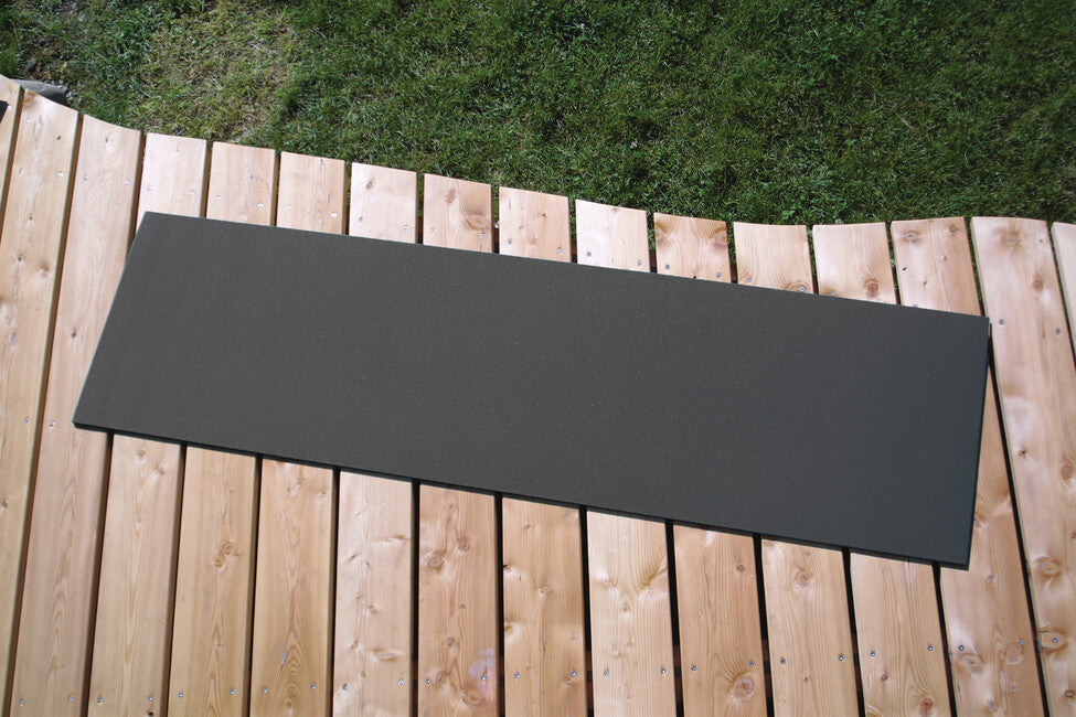 BasicNature ECO Στρώμα Ύπνου, Μαύρο 180 x 50 x 1 cm regular
