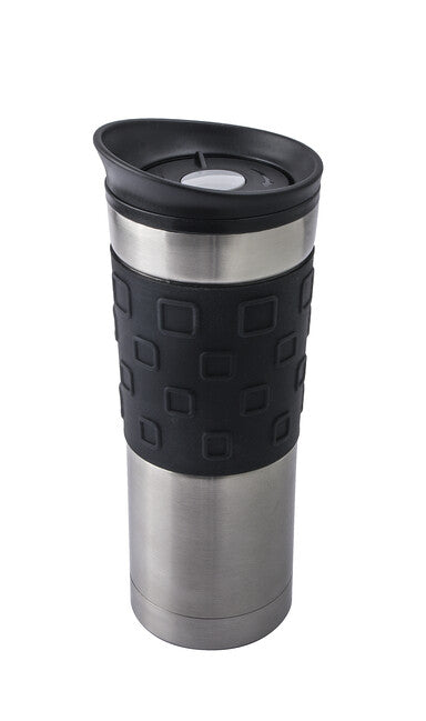 BasicNature Grip Θερμικό Ποτήρι από Ανοξείδωτο Χάλυβα, 0,45 l