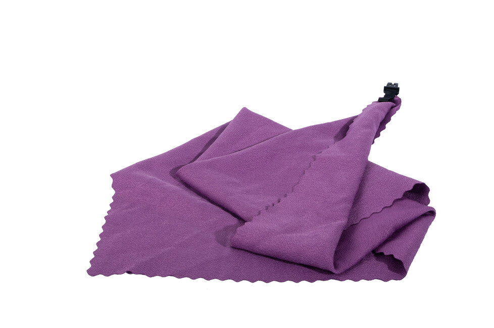 BasicNature Mini Towel Πετσέτα Ταξιδιού από Μικροΐνα, Μωβ, S