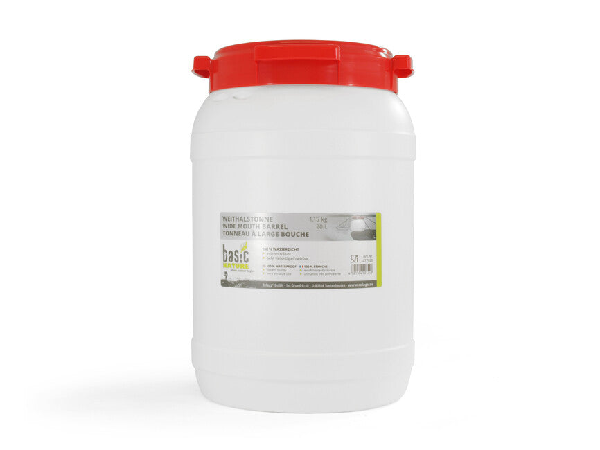 BasicNature Σουτιέν λευκό με ευρύ στόμιο 20 l