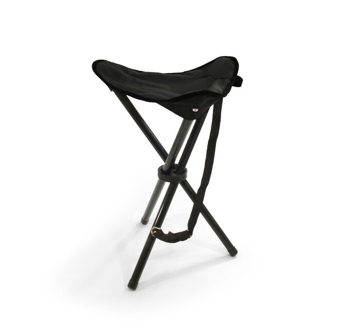 BasicNature Travelchair Τρίποδο Χάλυβα, Μαύρο
