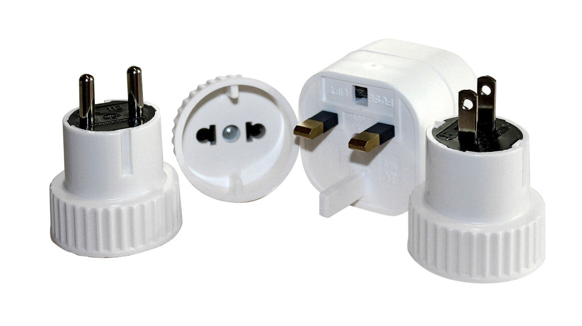 BasicNature World Set Προσαρμογέας με 4 Πρίζες