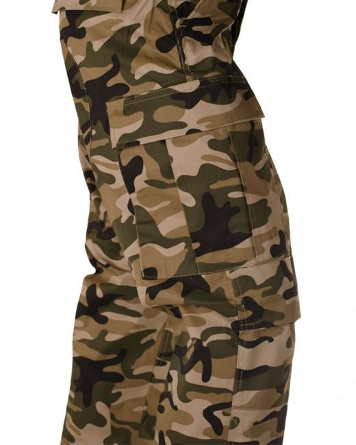 O&T Παντελόνι BDU, Camo Δάσους Custom