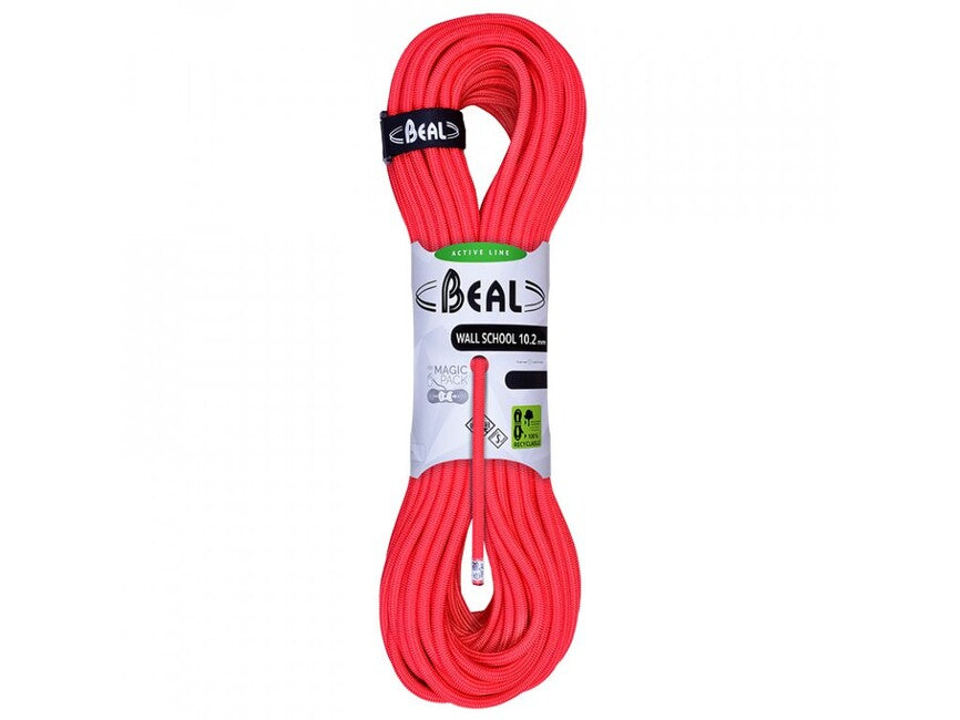 Beal Wall School Unicore Σχοινί Αναρρίχησης 10.2 mm, κόκκινο 200 m