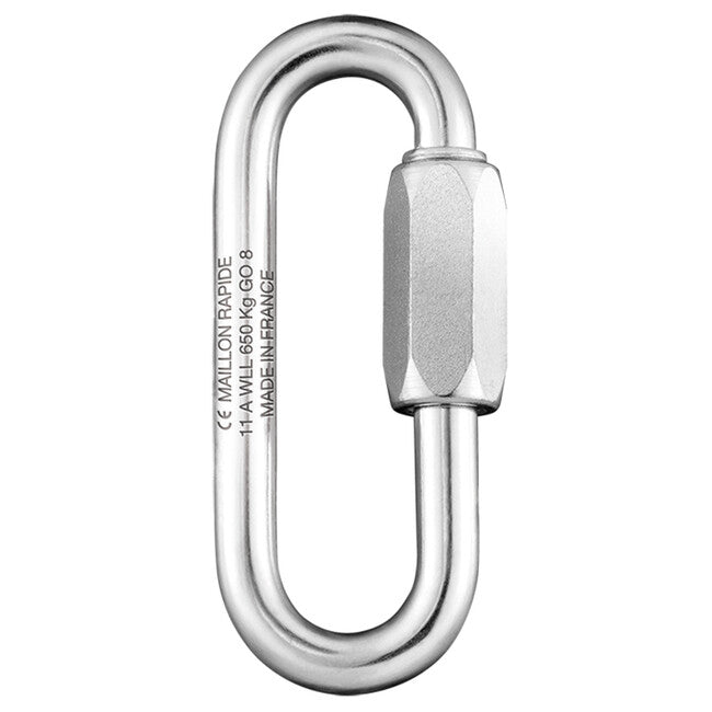 BEAL Long Opening Οβάλ Μακρύ Karabiner Galva με Διάμετρο, 7 mm