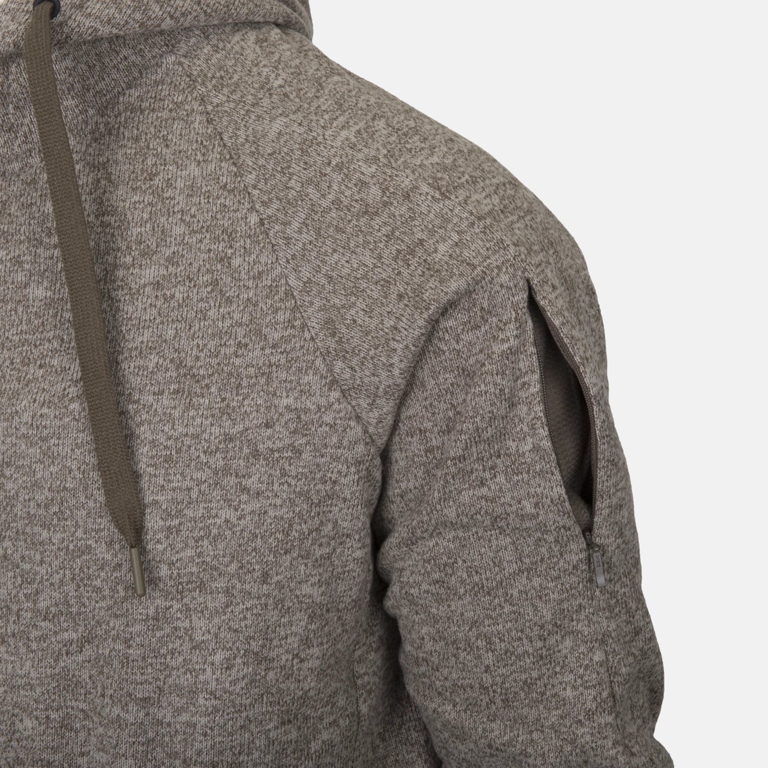 Helikon-Tex Covert mikina taktická s kapucňou (FullZip), Melange Blue – detail 2