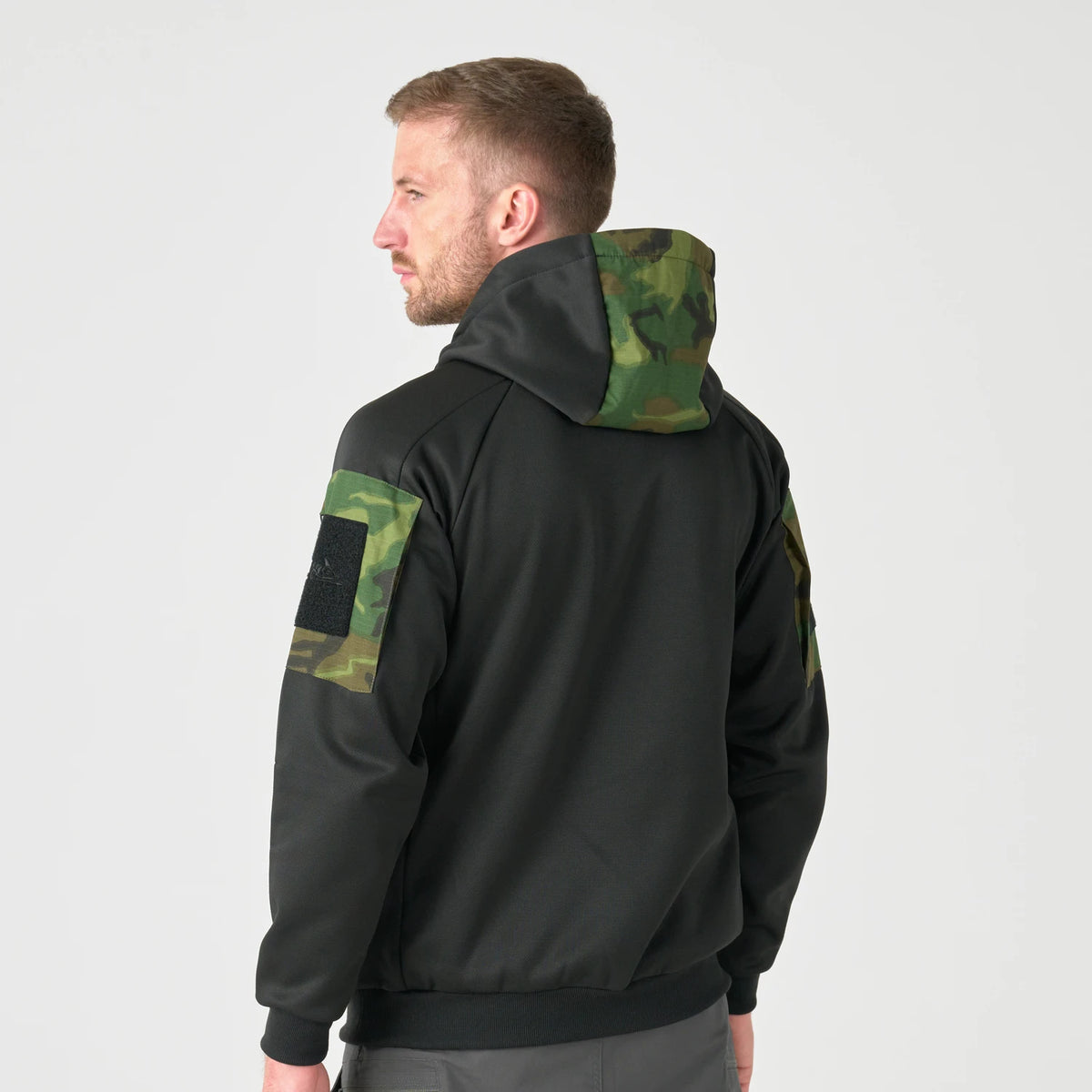 Helikon-Tex ROGUE HOODIE bunda, BLACK/TIGER STRIPE – detail 1