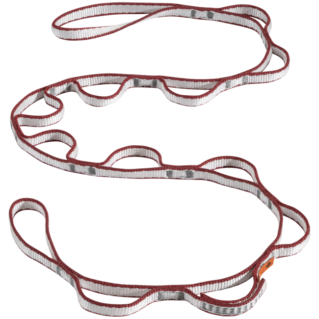 Black Diamond Dynex 12 mm Slučka Daisy Chain 115 cm, κόκκινο
