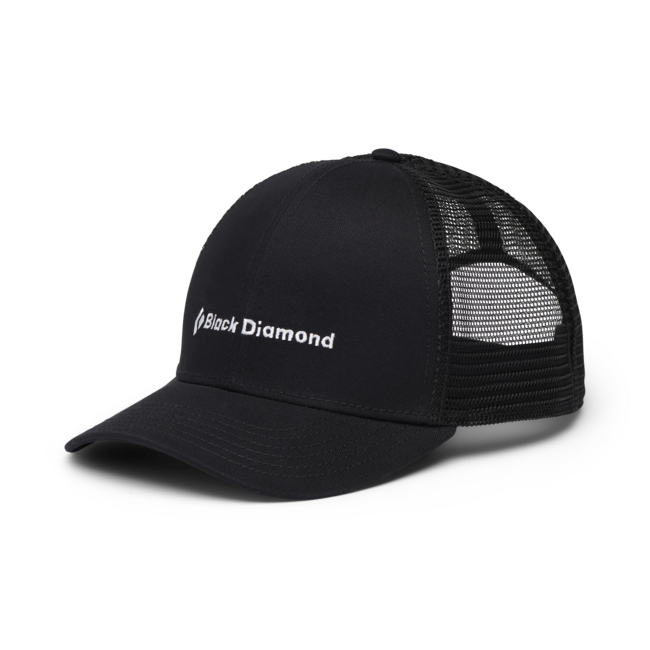 Black Diamond BD Trucker Καπέλο Τραπερ, μαύρο-μαύρο-BD wordmark