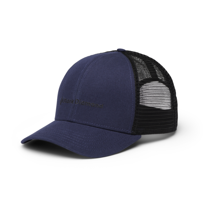Black Diamond BD Trucker Καπέλο Τραπέζιου, Σκούρο Μπλε-Μαύρο-BD Wordmark