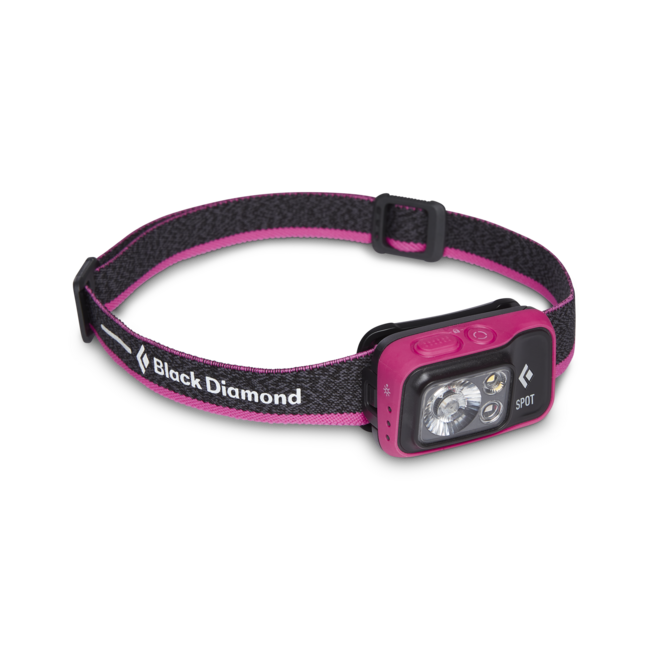 Black Diamond Spot 400 κεφαλόφωτο, ultra pink