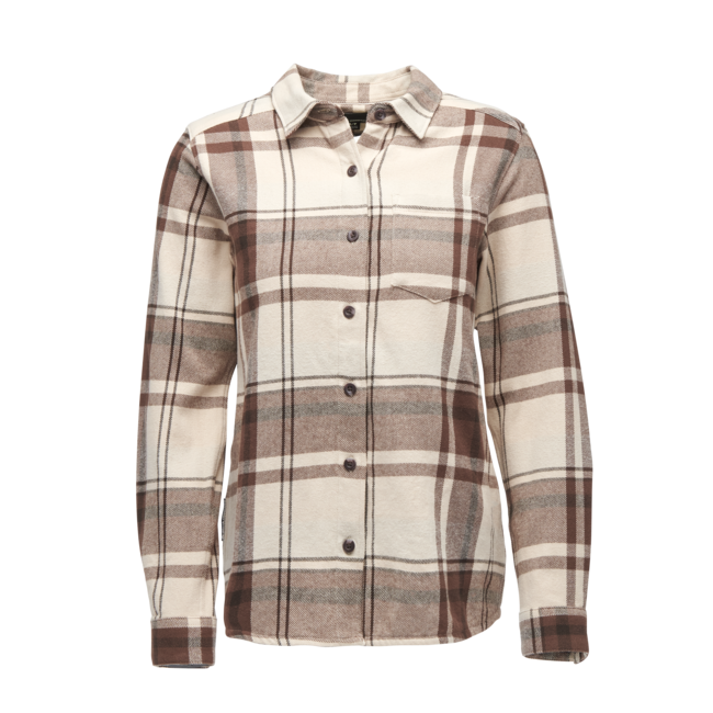 Black Diamond Project Flannel Φανελένιο Πουκάμισο γυναικείο, chalk pink-walnut plaid
