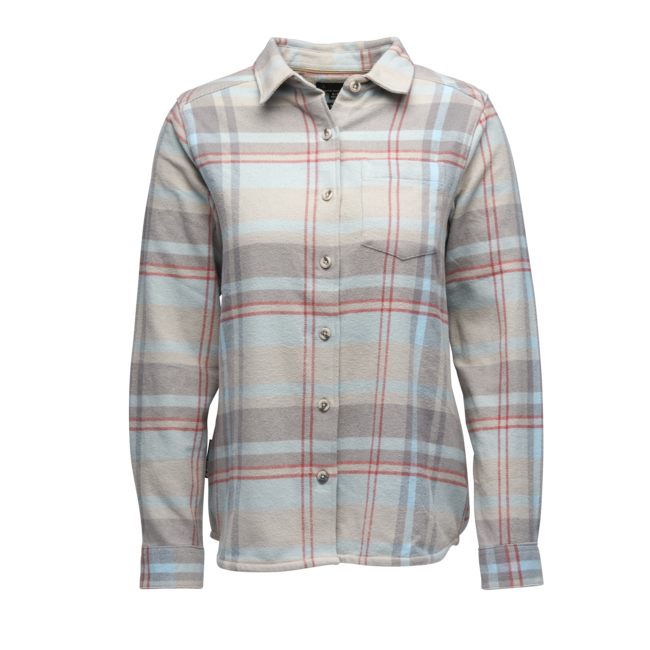 Black Diamond Project Flannel Φλανέλα Πουκάμισο Γυναικείο, pewter-belay blue plaid