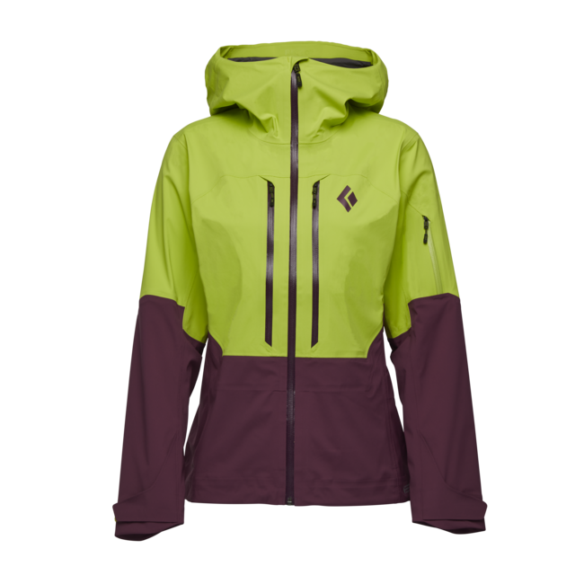 Black Diamond Recon Lt Stretch Shell Μπουφάν Σκι Γυναικείο, aloe-blackberry