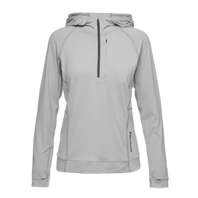 Black Diamond Alpenglow Pro φούτερ γυναικείο, pewter