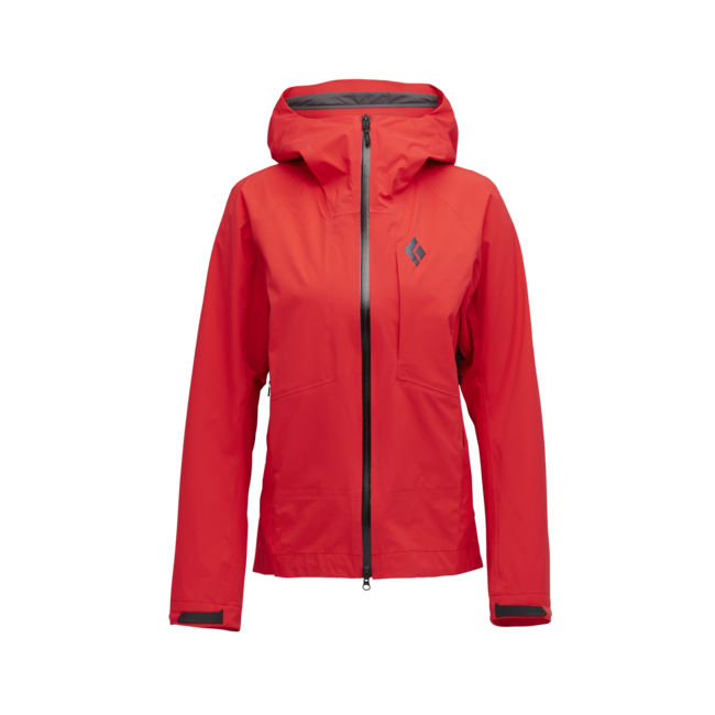 Black Diamond Highline Stretch Shell αδιάβροχο μπουφάν γυναικείο, κοραλλί κόκκινο