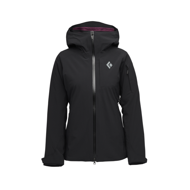 Black Diamond Recon Insulated Shell αδιάβροχο μπουφάν γυναικείο, μαύρο