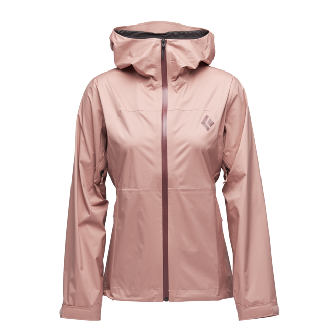 Black Diamond Stormline Stretch Rain Shell αδιάβροχο μπουφάν γυναικείο, chalk pink
