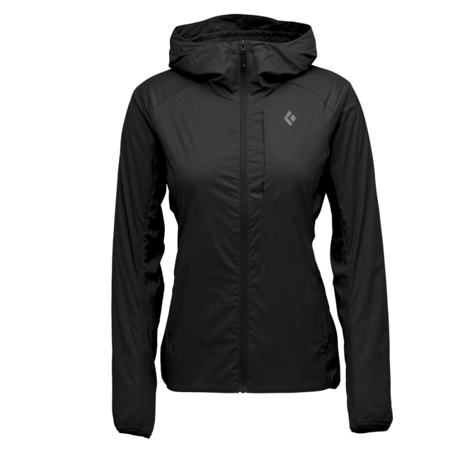 Black Diamond Alpine Start Hoody Ultralight Softshell Μπουφάν γυναικείο, μαύρο