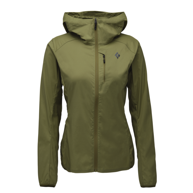 Black Diamond Alpine Start Hoody ultralight μπουφάν softshell γυναικείο, crag green
