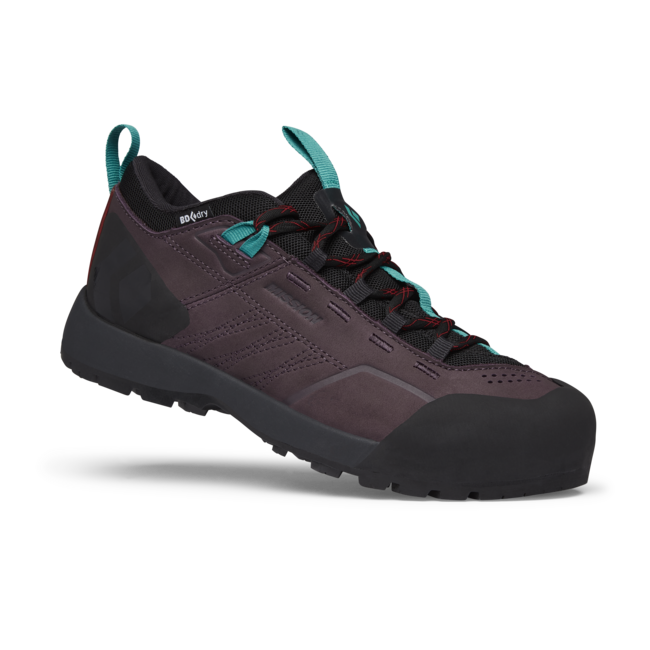 Black Diamond Mission Low Waterproof Approach δερμάτινα παπούτσια γυναικεία, mulberry-black