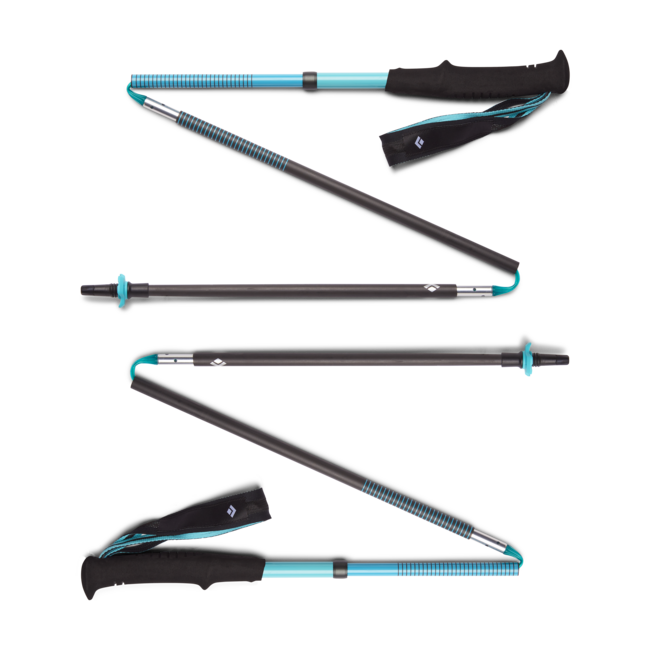 Black Diamond Distance Carbon Z γυναικείες ραβδοί trekking, dark patina