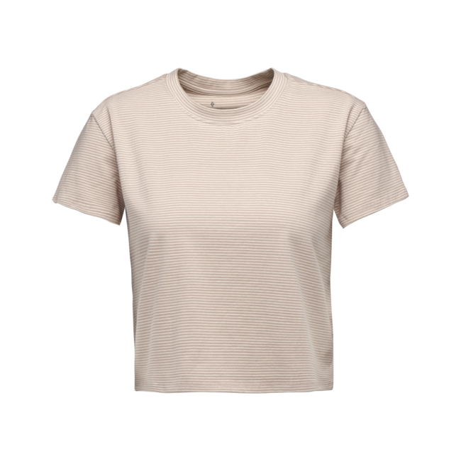 Black Diamond BD Stripe Κοντομάνικο Μπλουζάκι γυναικείο, off white-pale mauve