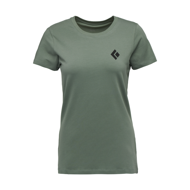 Black Diamond Equipment for Alpinists Μπλουζάκι Γυναικείο με Κοντό Μανίκι, Δάφνη Πράσινο