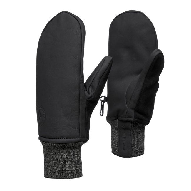 Black Diamond Dirt Bag Mitts δερμάτινα γάντια, μαύρο