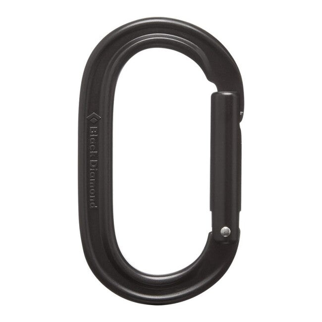 Black Diamond Οβάλ Καραμπίνερ με Keylock, μαύρο