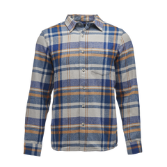 Black Diamond Project Flannel ανδρικό φανελένιο πουκάμισο, pewter-indigo plaid