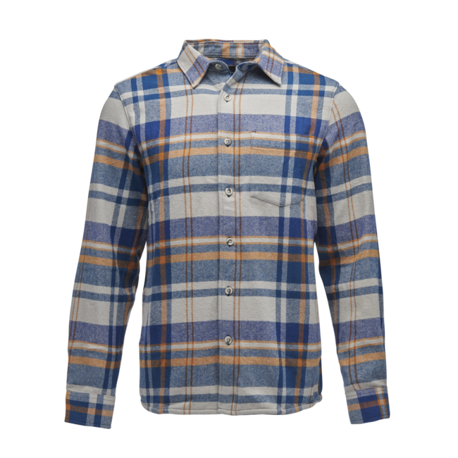 Black Diamond Project Flannel Φανελένιο Πουκάμισο ανδρικό, pewter-indigo plaid