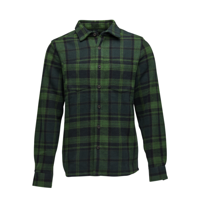 Black Diamond Project Heavy Flannel Φανελόμπλουζα Ανδρική, palm green-anthracite plaid