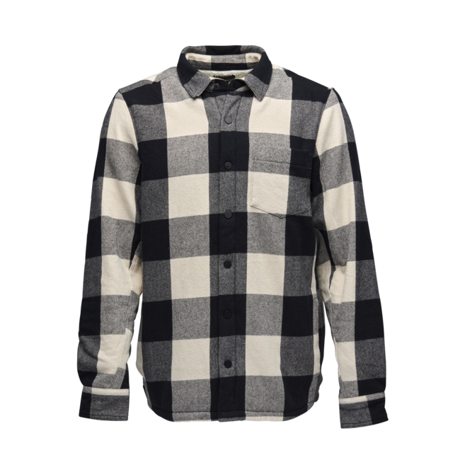 Black Diamond Project Lined Flannel φλανελόχειρο πουκάμισο ανδρικό, black-off white plaid