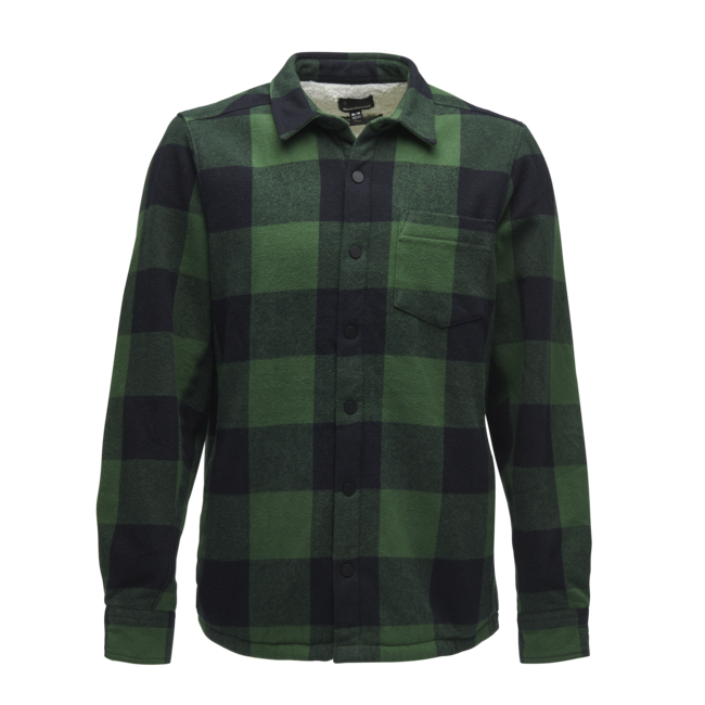 Black Diamond Project Lined Flannel φανελένιο πουκάμισο ανδρικό, palm green-black plaid