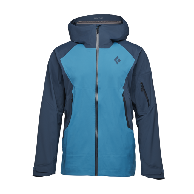 Black Diamond Recon Lt Stretch Shell Μπουφάν Σκι Ανδρικό, kingfisher-indigo