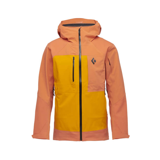 Black Diamond Recon Stretch Pro Shell Μπουφάν Σκι ανδρικό, bd orange-flame orange