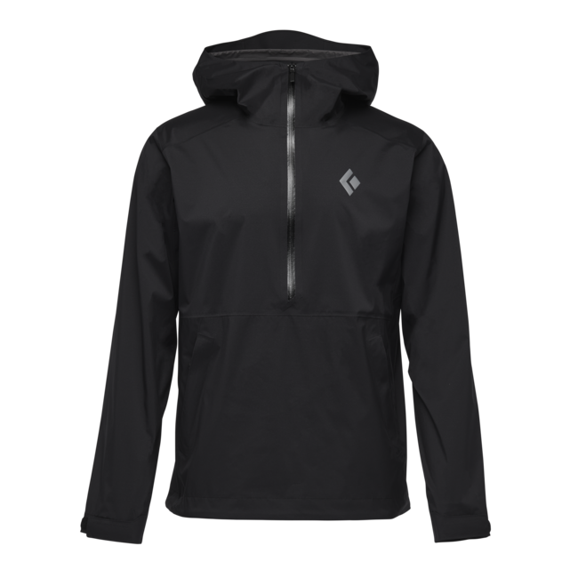 Black Diamond Stormline Stretch Anorak Αδιάβροχο Μπουφάν ανδρικό, μαύρο