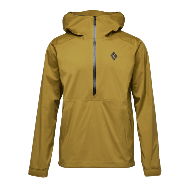 Black Diamond Stormline Stretch Anorak αδιάβροχο μπουφάν ανδρικό, dark curry