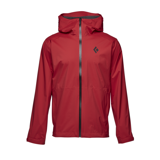 Black Diamond Stormline Stretch Rain Shell αδιάβροχο μπουφάν ανδρικό, carmine