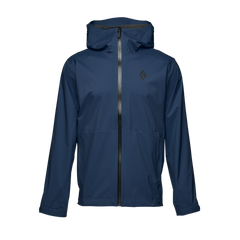 Black Diamond Stormline Stretch Rain Shell men's waterproof jacket, indigo