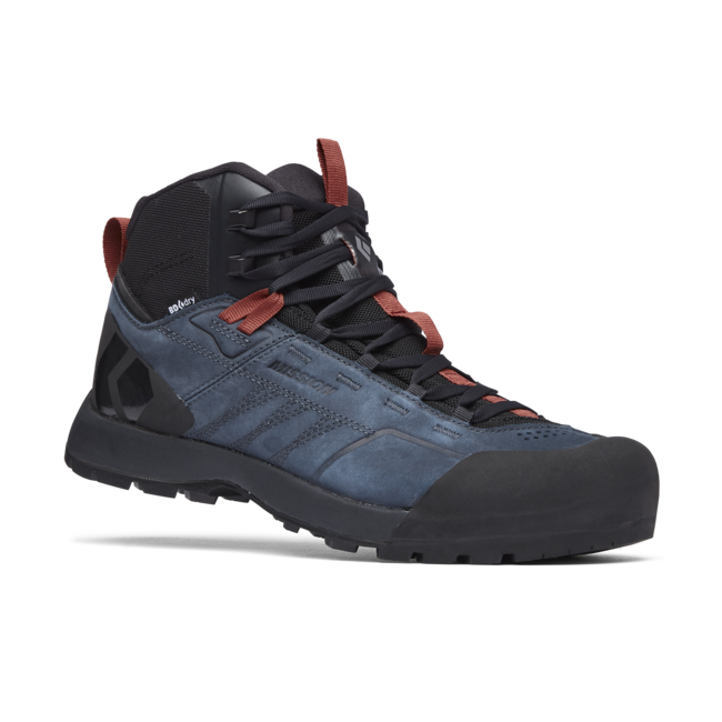 Black Diamond Mission Mid Ανδρικά Δερμάτινα Μποτάκια Waterproof Approach, eclipse-red rock