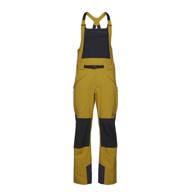 Black Diamond Recon Stretch Bibs παντελόνι ανδρικό με τιράντες, amber-black